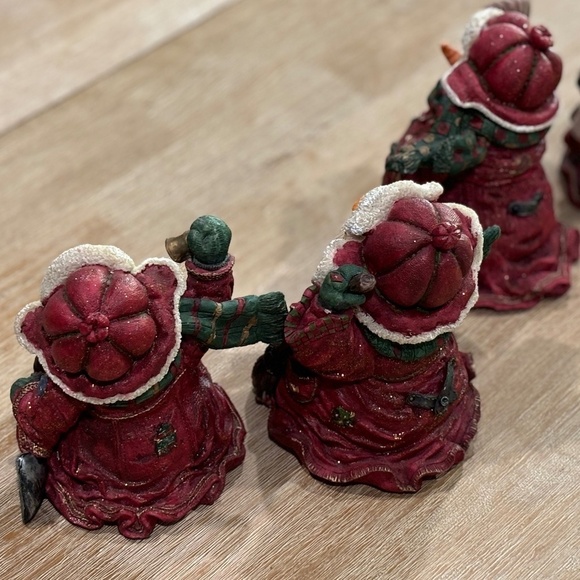Vintage 90s Hallmark Don Mechanic Snow Folk Figurines, Set of 4 Collectible - Picture 6 of 12